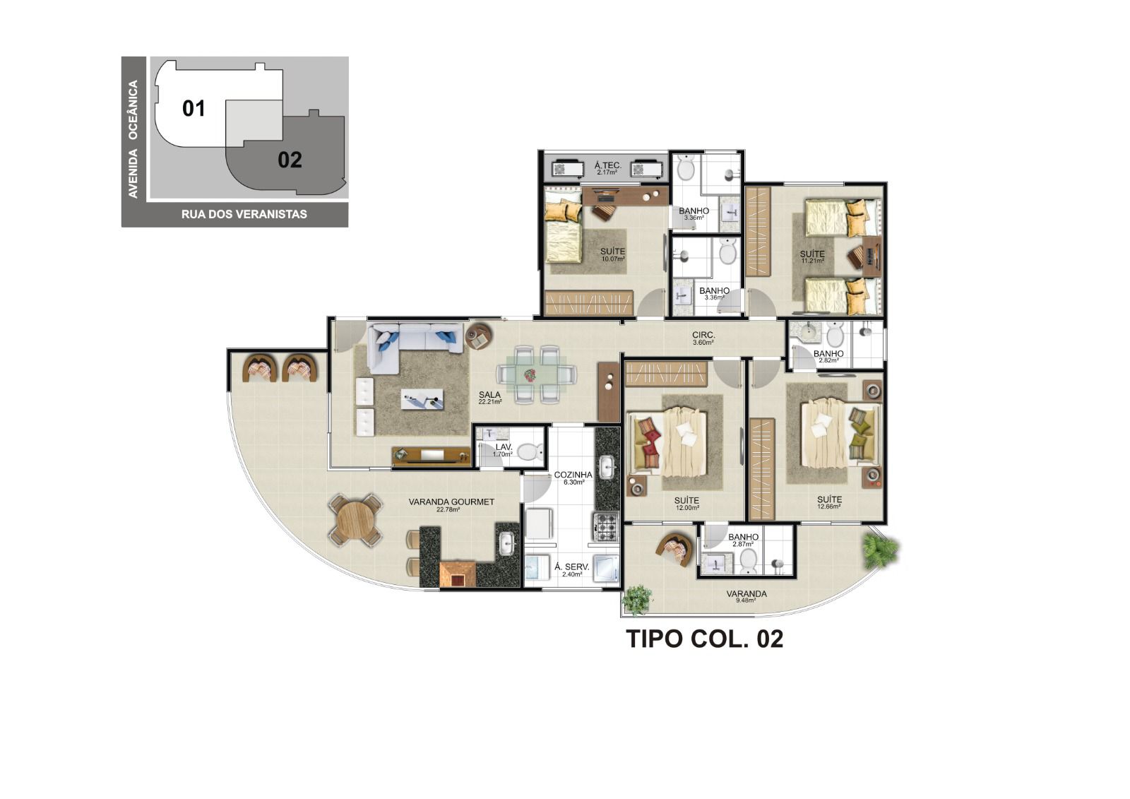 Apartamento Tipo Coluna 02