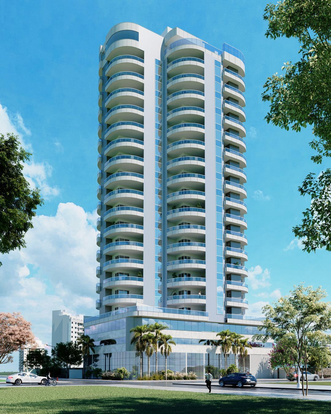 Fachada Residencial Nogueira Branco